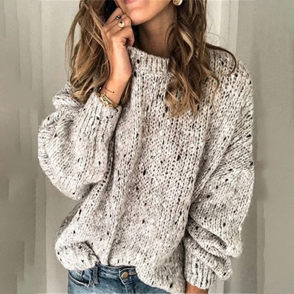 Special Round Neck Long Sleeve Sweater