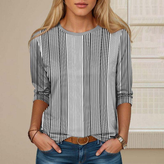 Pinstripe T-Shirt Top