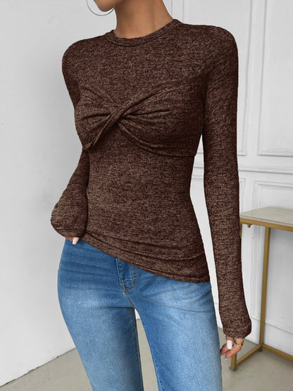 Knotted Skinny Jersey Top